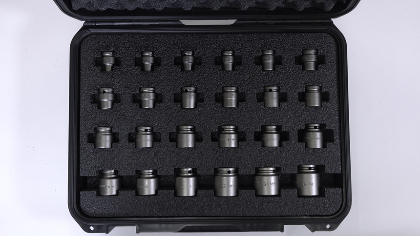 24 Piece Socket Set Set Carry Case - M10 to M36