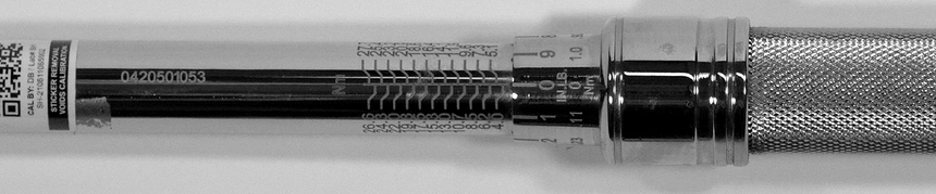 30 - 250 in-lb Manual Torque Wrench